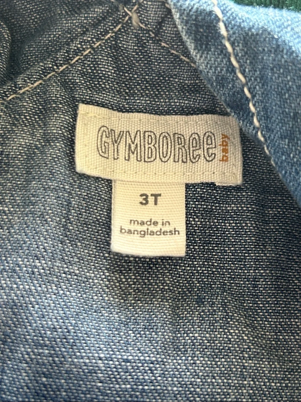 Gymboree Size 3T Denim Overalls 2018